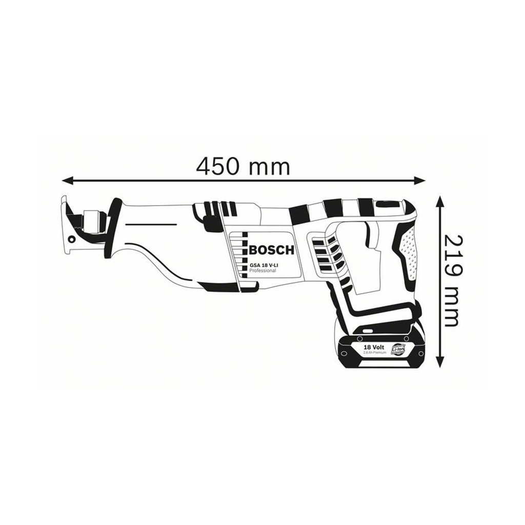 GSA 18V-LI PROFESSIONAL