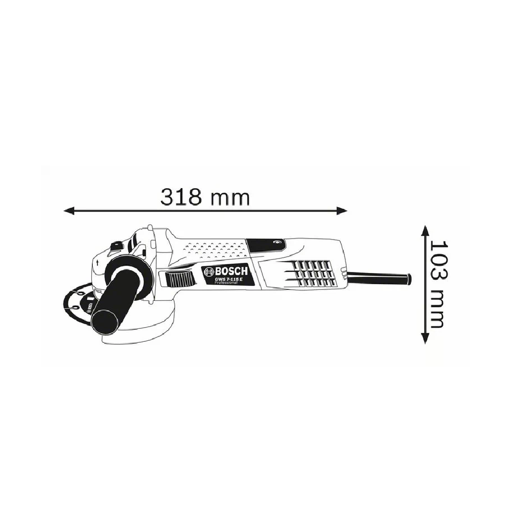 GWS 7-115 E PROFESSIONAL