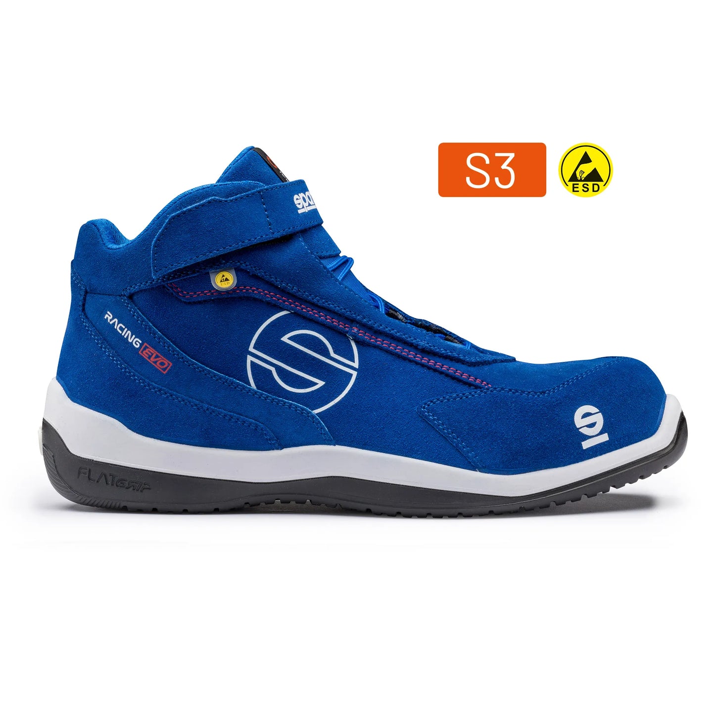 Sparco Racing Evo Gilles ESD S3 SRC Scarpe Antinfortunistiche da lavoro Unisex - Adulto