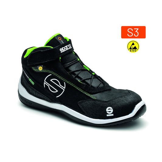 Sparco Racing Evo Ronnie ESD S3 SRC Scarpe Antinfortunistiche da lavoro Unisex - Adulto