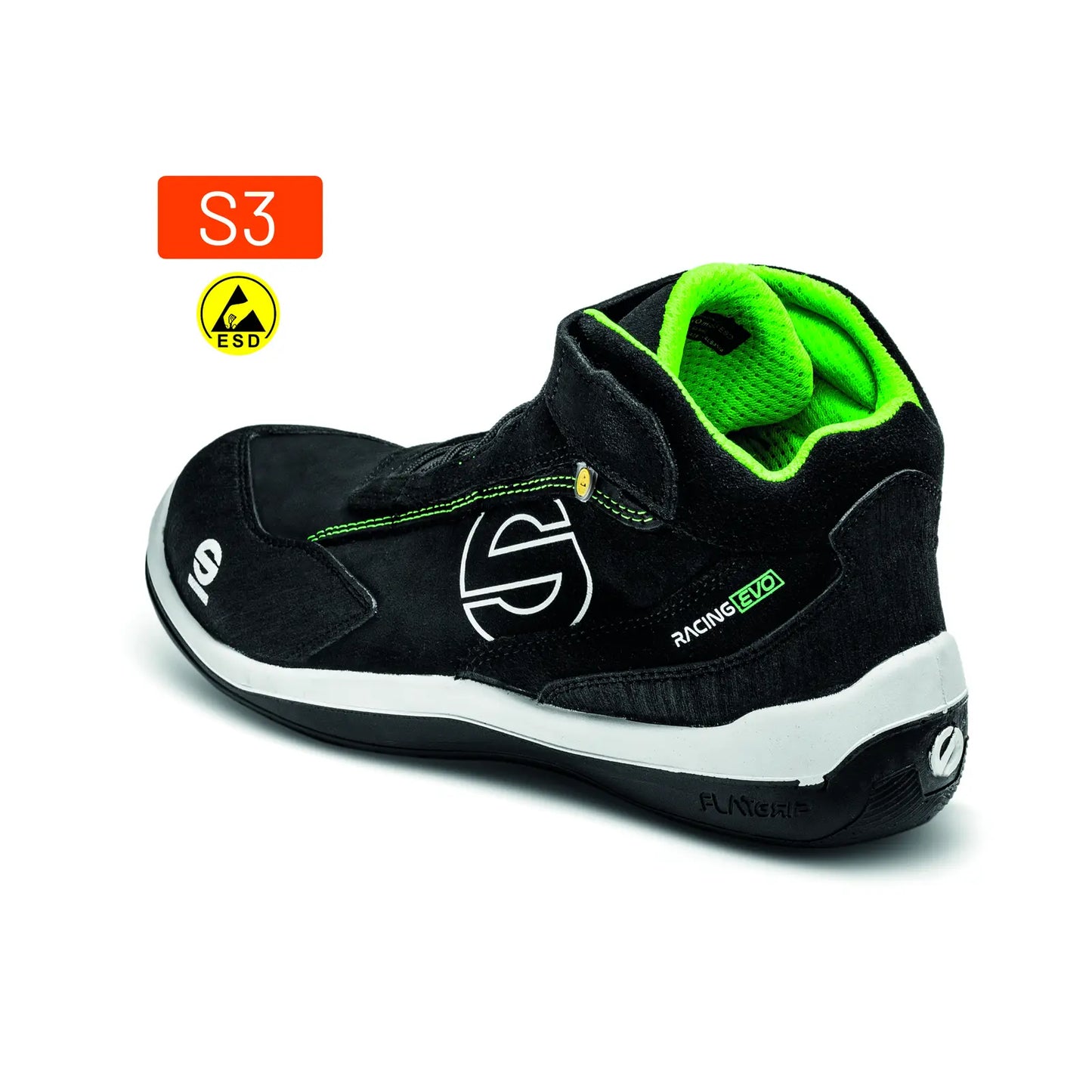 Sparco Racing Evo Ronnie ESD S3 SRC Scarpe Antinfortunistiche da lavoro Unisex - Adulto